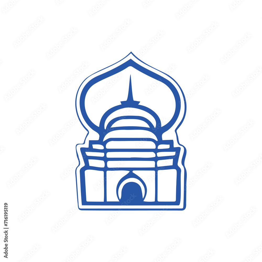 Worship Place Architecture Illustration Worship Place Architecture Illustration