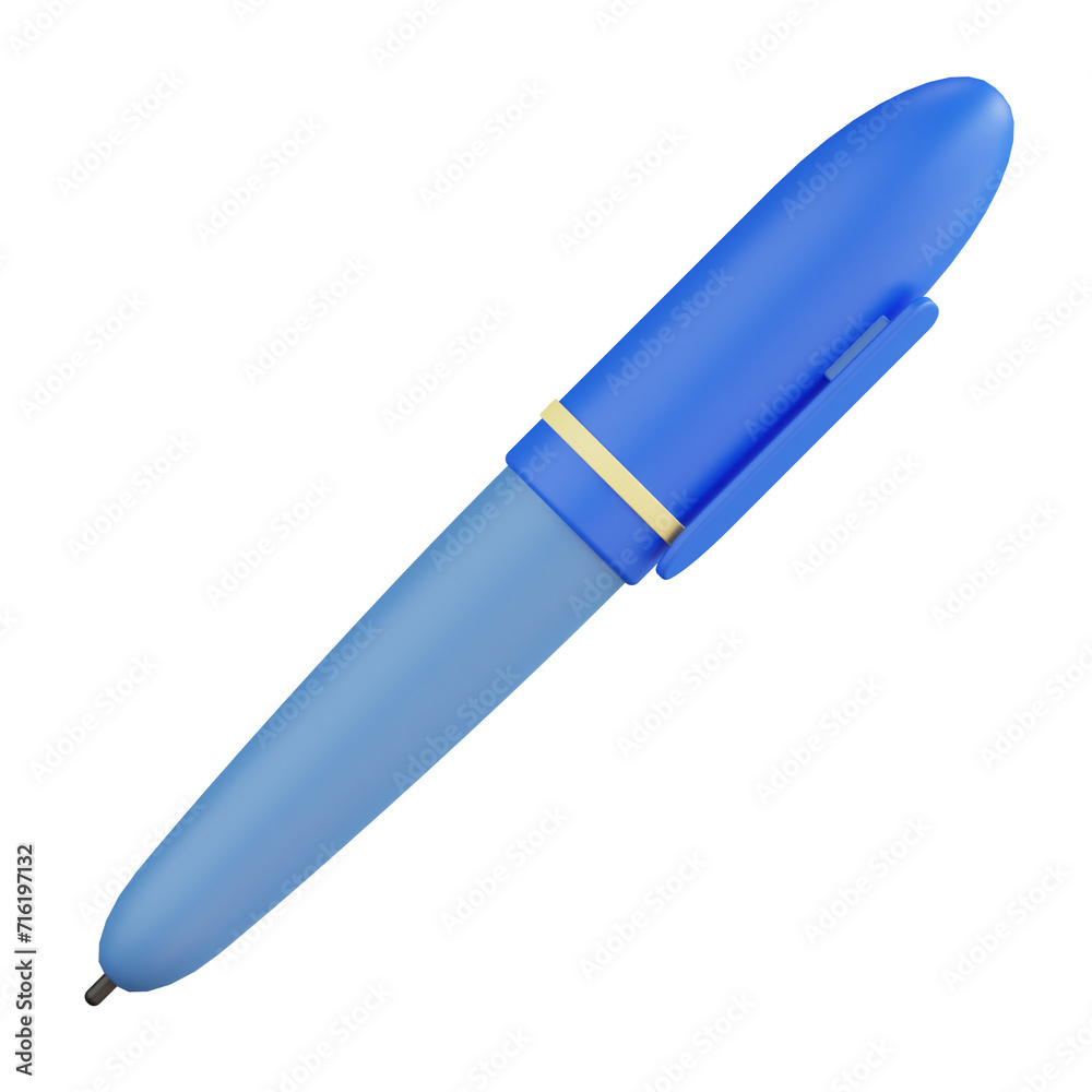 3d pen icon illustration with isolated background 3d pen icon illustration with isolated background