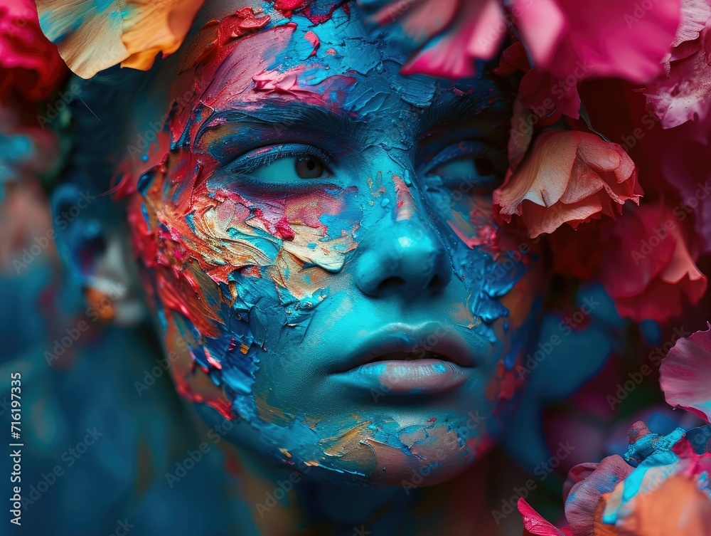  Abstract representations of womanhood | Bold and surreal colors 