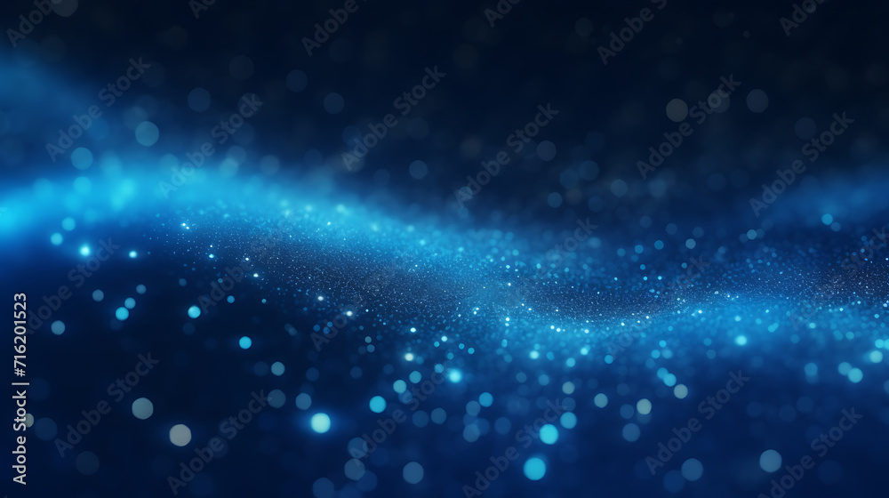 abstract background of many moving small blue particles and lines abstract background of many moving small blue particles and lines