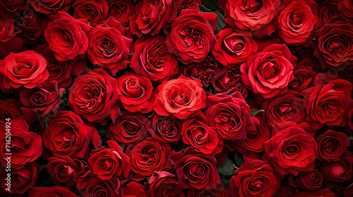 many red rose background