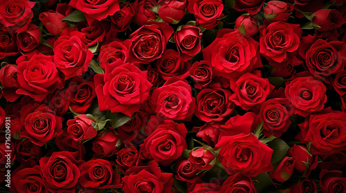 many red rose background