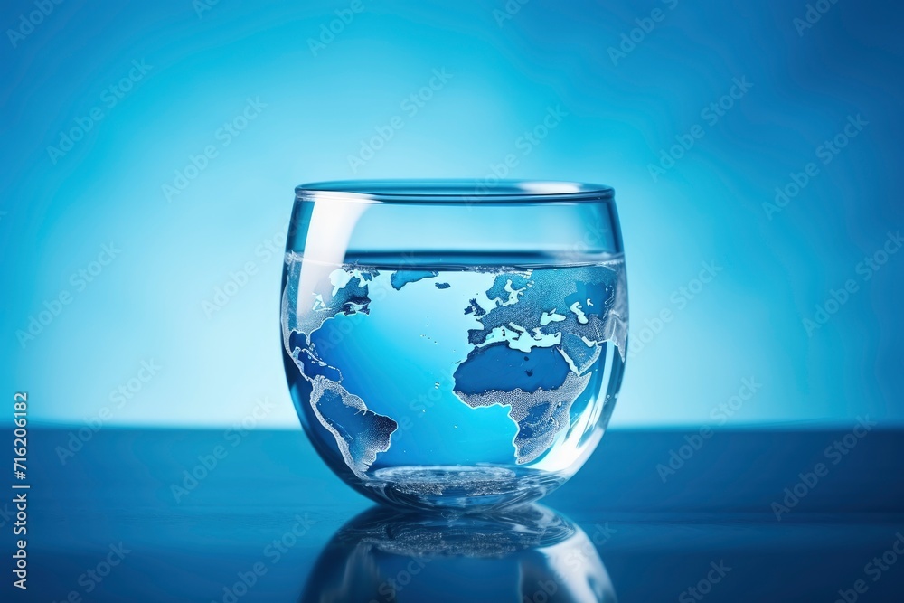 world water day background , copy space - generative ai world water day background , copy space - generative ai