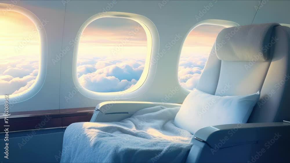 Feel like youre floating a the clouds as you sink into the plush seating of this private jet, providing an unparalleled view of the everchanging skies outside the window. Feel like youre floating a the clouds as you sink into the plush seating of this private jet, providing an unparalleled view of the everchanging skies outside the window.