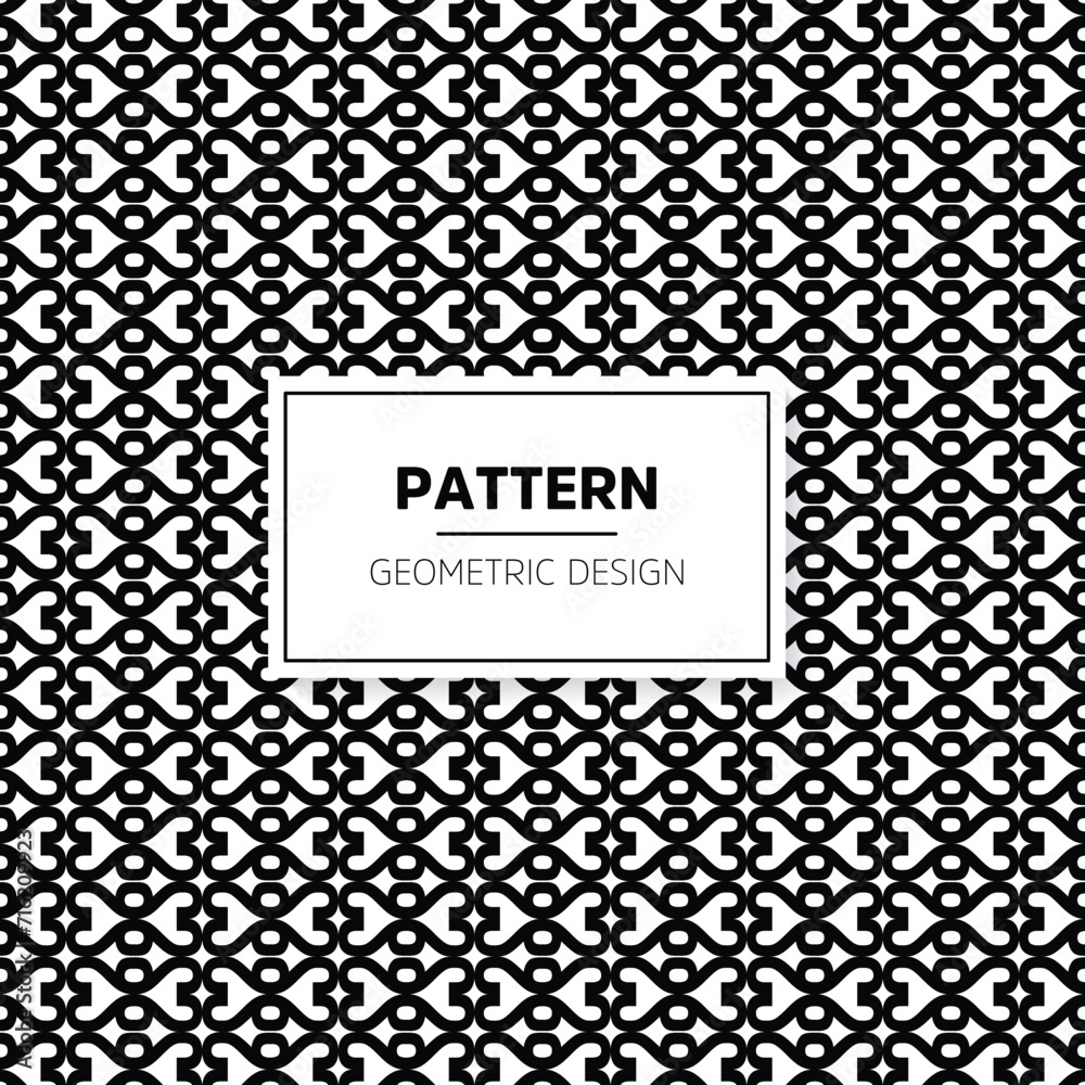 Abstract geometric pattern background. Black and white seamless pattern. Vector illustration Abstract geometric pattern background. Black and white seamless pattern. Vector illustration