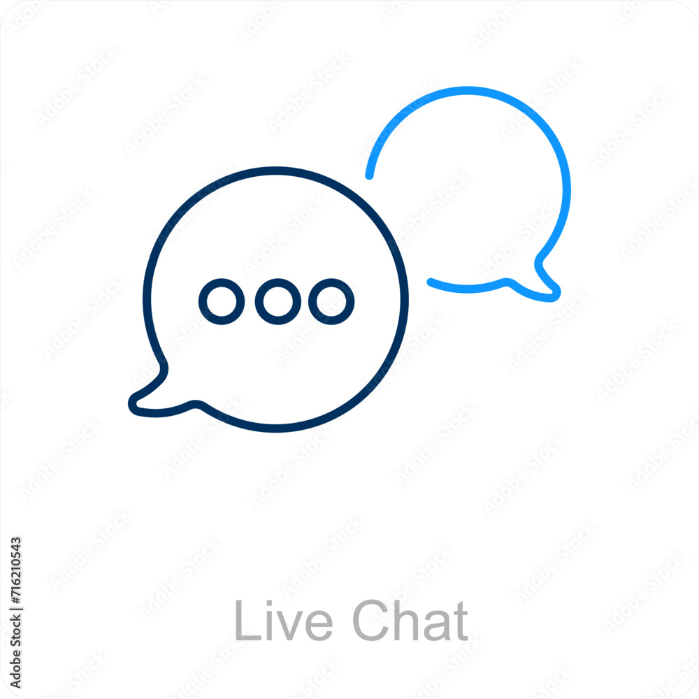 Obraz premium Live Chat