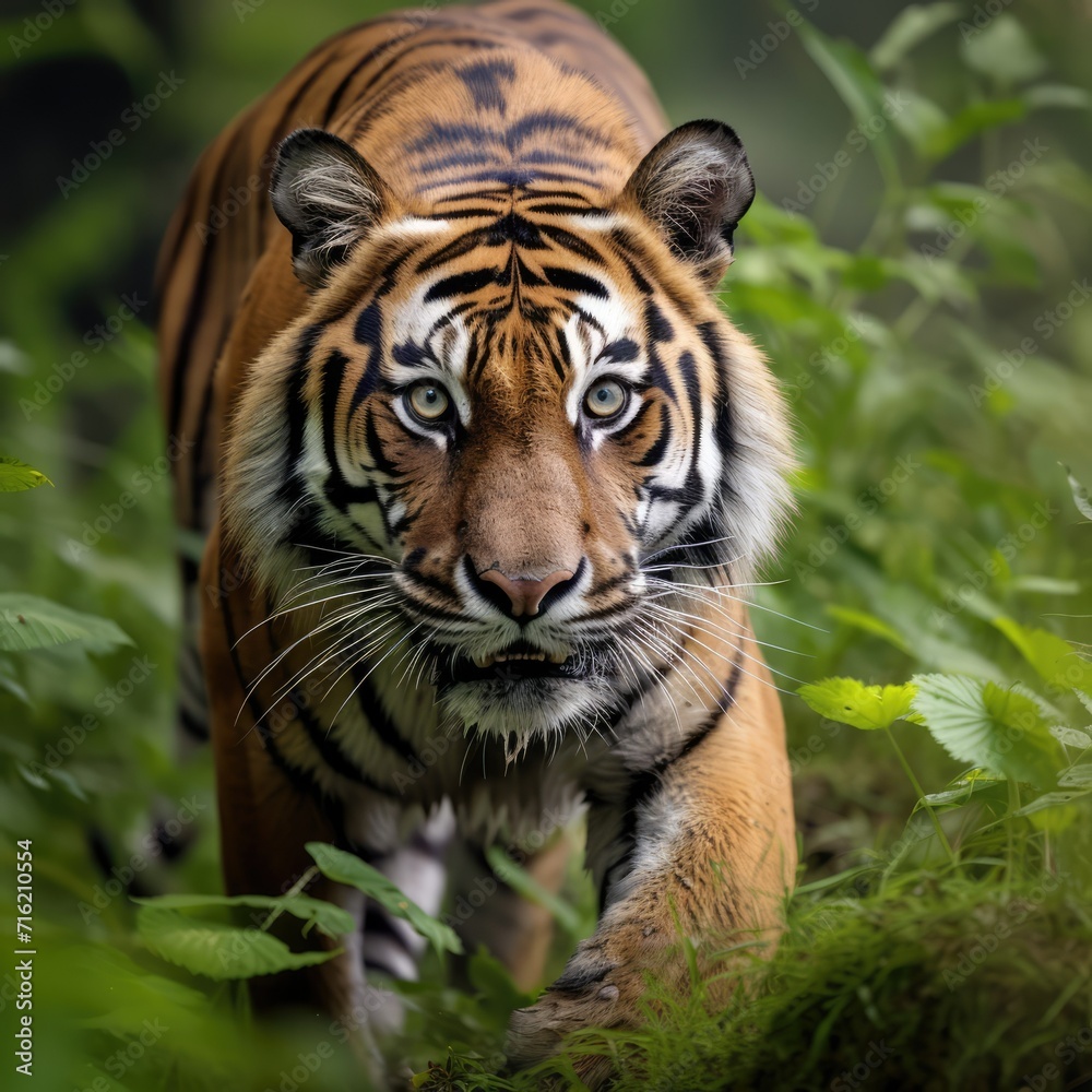 Fototapeta premium tiger in the zoo