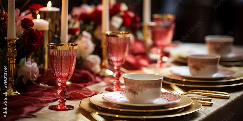 bleb décor for festive family dinner at home holiday tables cape and table setting formal for wedding celebration English country and home.