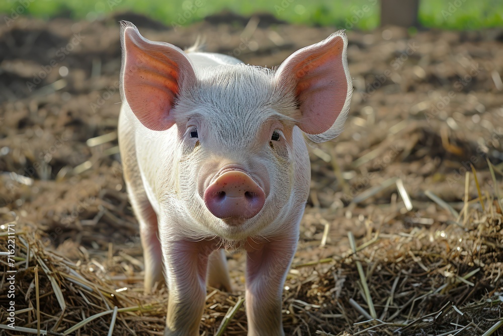 a pig on a farm a pig on a farm