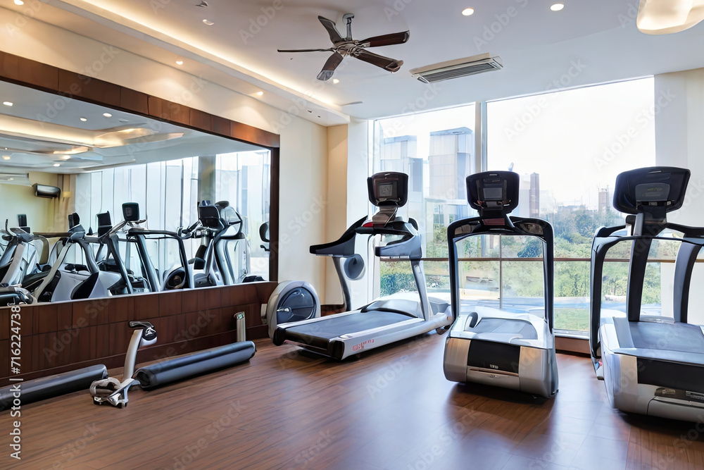 Step into fitness excellence at a well-equipped gym, offering a clean and modern environment with state-of-the-art equipment for a transformative workout experience. Step into fitness excellence at a well-equipped gym, offering a clean and modern environment with state-of-the-art equipment for a transformative workout experience.