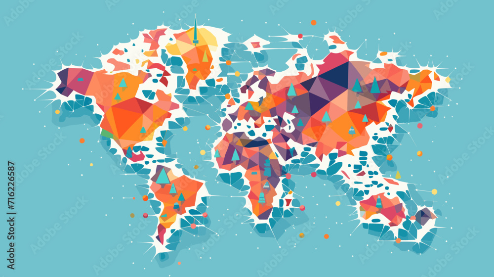 World wide business concept image. Vector illustration. World wide business concept image. Vector illustration.