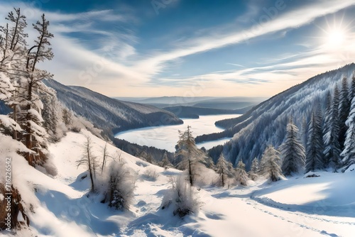 winter landscape in the mountains © Abubakar