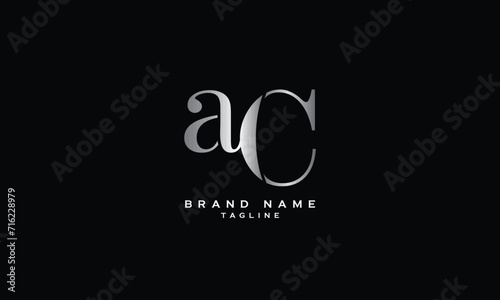 AUC, ACU, UAC, UCA, CUA, CAU, Abstract initial monogram letter alphabet logo design