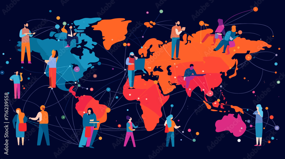 World wide business concept image. Vector illustration. World wide business concept image. Vector illustration.