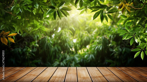 grass and wooden floor