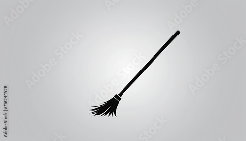 Vector Art: Broom Icon in EPS 10 Format © Eliane