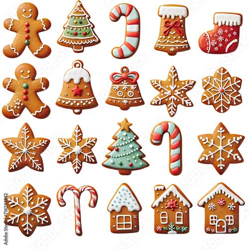 christmas cookies set