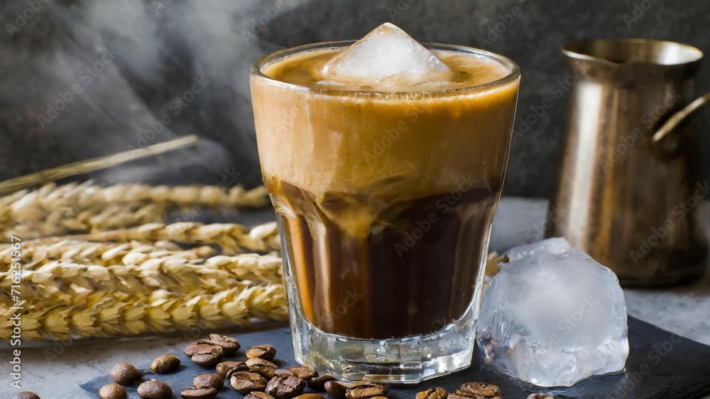 glass of coffee glass of coffee
