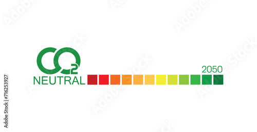 reducing CO2 emissions to stop climate change. green energy background	