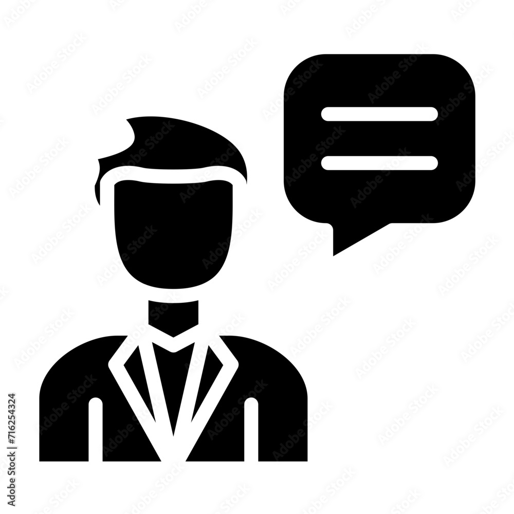 Counsellor Icon Style Counsellor Icon Style