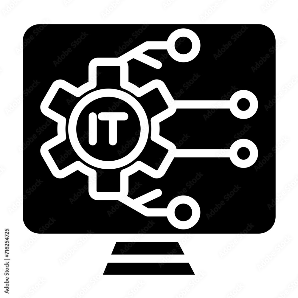 IT Automation Icon Style IT Automation Icon Style