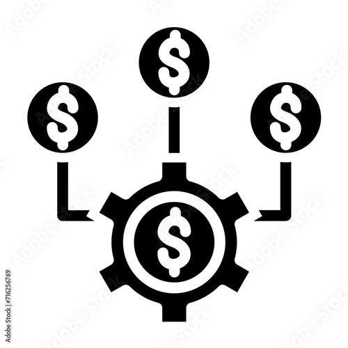 Debt Consolidation Icon Style photo