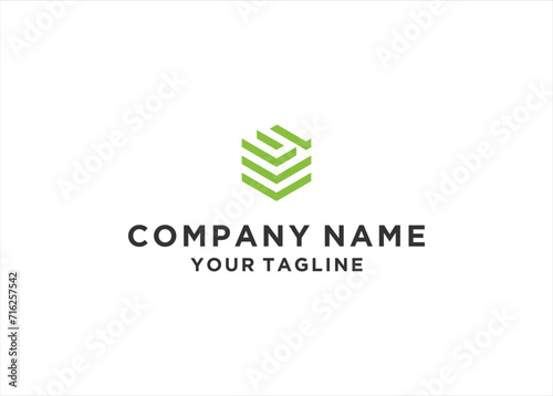 Initial Letter VS SV Logo Design Vector Illustration