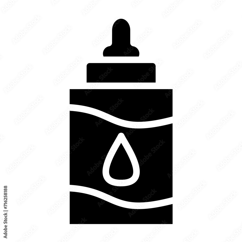 Milk bottle Icon Style