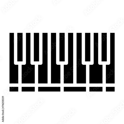 Piano Keys Icon Style