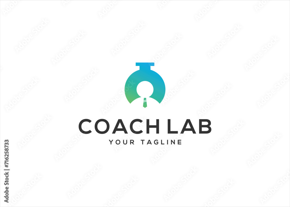 Coach Lab logo vector illustration template Coach Lab logo vector illustration template
