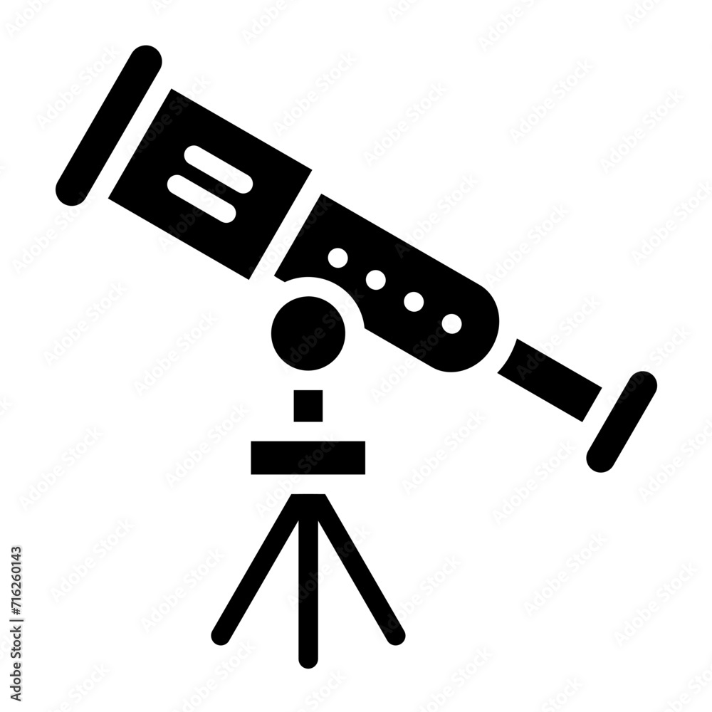 Small Telescope Icon Style Small Telescope Icon Style
