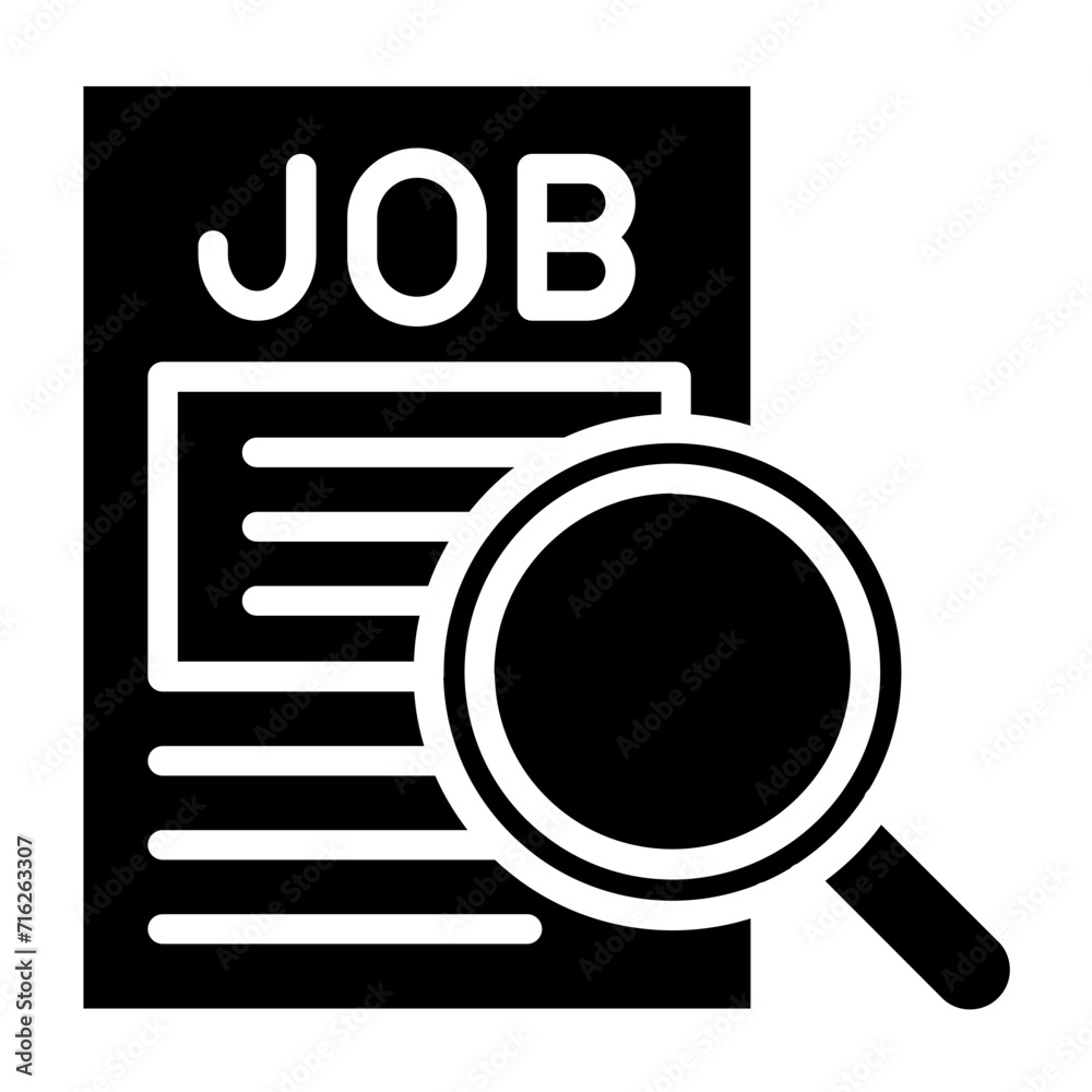 Job Analysis Icon Style Job Analysis Icon Style