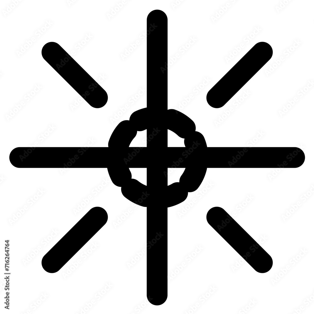 Crosshair Cursor Icon Style Crosshair Cursor Icon Style