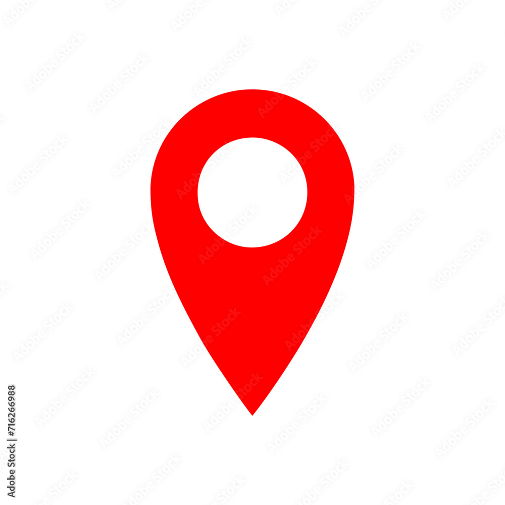 red map pointer svg icon red map pointer svg icon