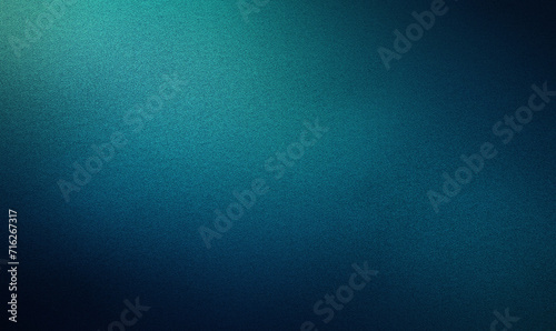 Black Dark Light Jade, Petrol, Teal, Cyan, Sea Blue, Green Wavy Line Background.Ombre Gradient with Blue Atoll Color. Noise Grain for a Rough, Grungy Texture. Matte Metallic Effect. Template Design
