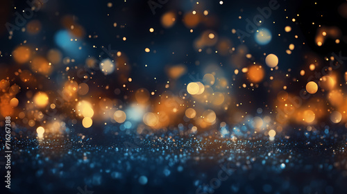 Abstract glitter lights background  blurred bokeh effect