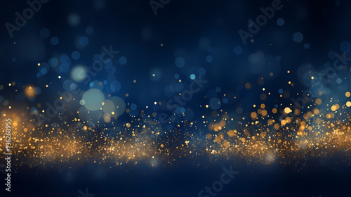 Abstract glitter lights background, blurred bokeh effect