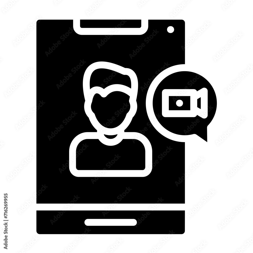 Video Chat Icon Style Video Chat Icon Style