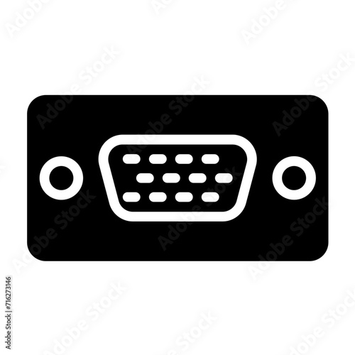 Video Connector Icon Style