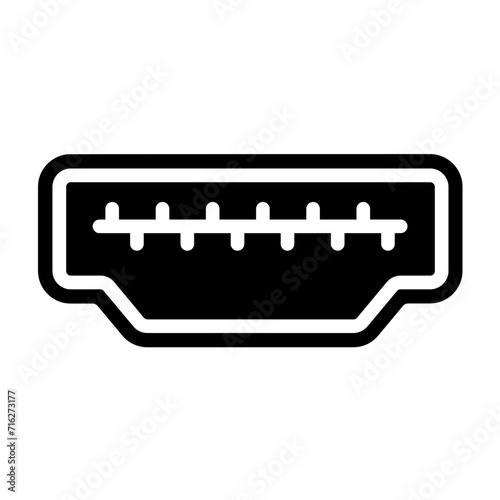 HDMI Connector Icon Style