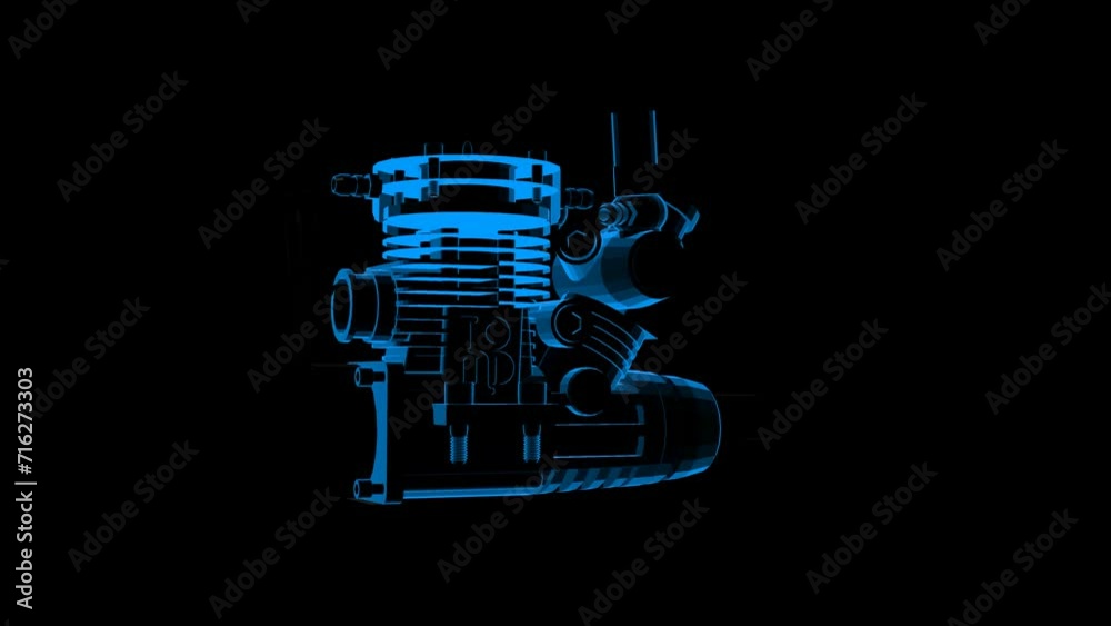 4k nitro engine technology video. nitro engine technology video, nitro engine 360 turn, nitro engine wireframe video