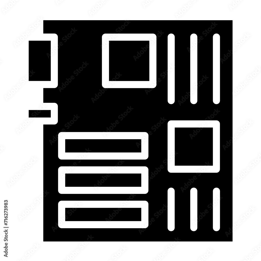 Motherboard Screw Icon Style Motherboard Screw Icon Style