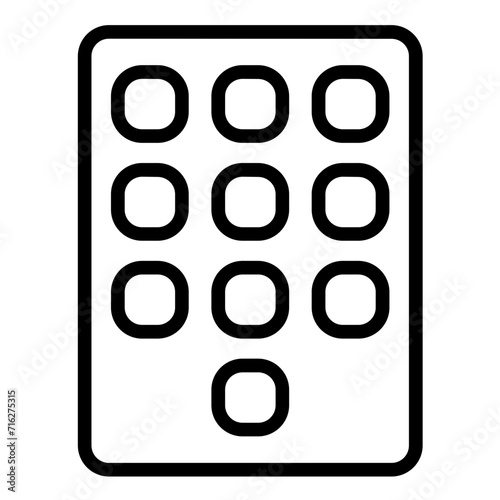 Keypad Icon Style