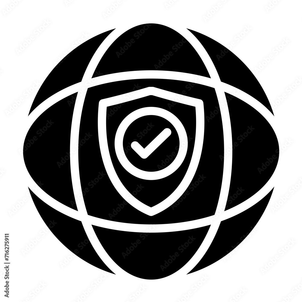 Cyber Sphere Icon Style