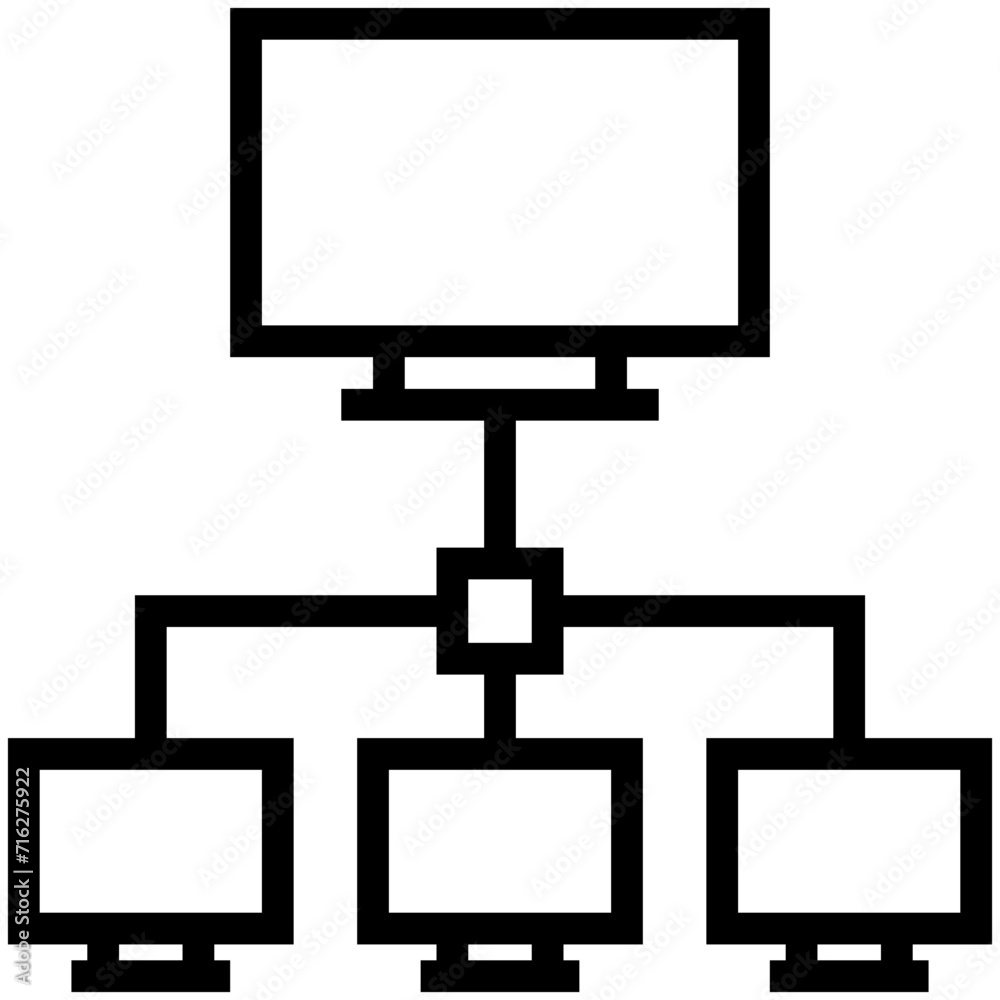Networking Vector Icon Networking Vector Icon