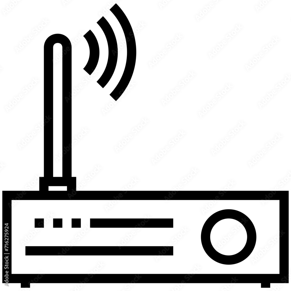 Wifi Router Vector Icon