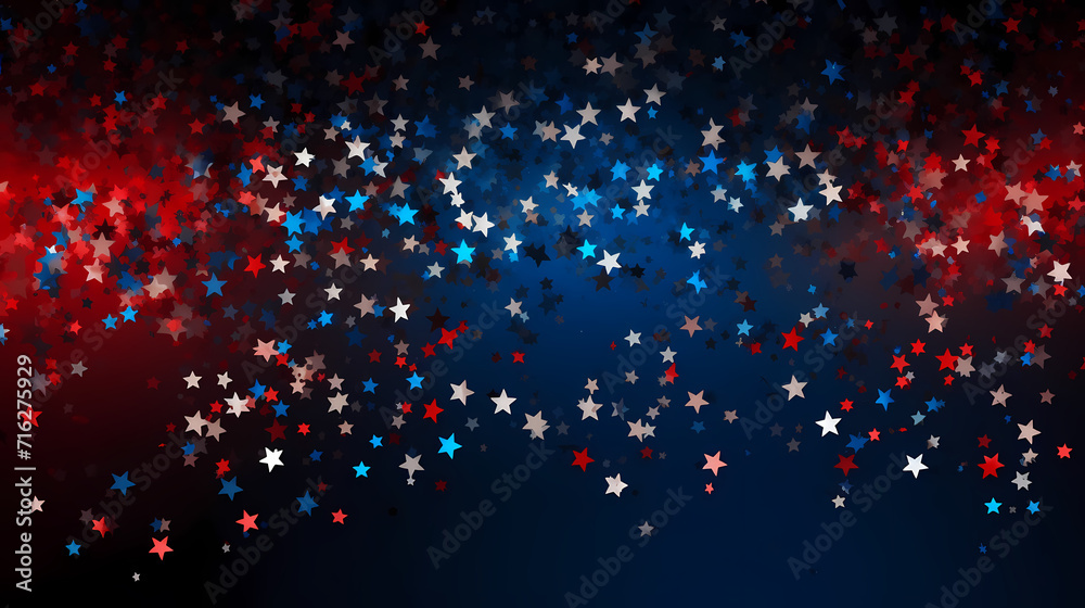 Abstract festive and new year background with stunning soft bokeh lights and shiny elements