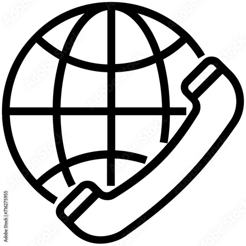 Global Communication Vector Icon