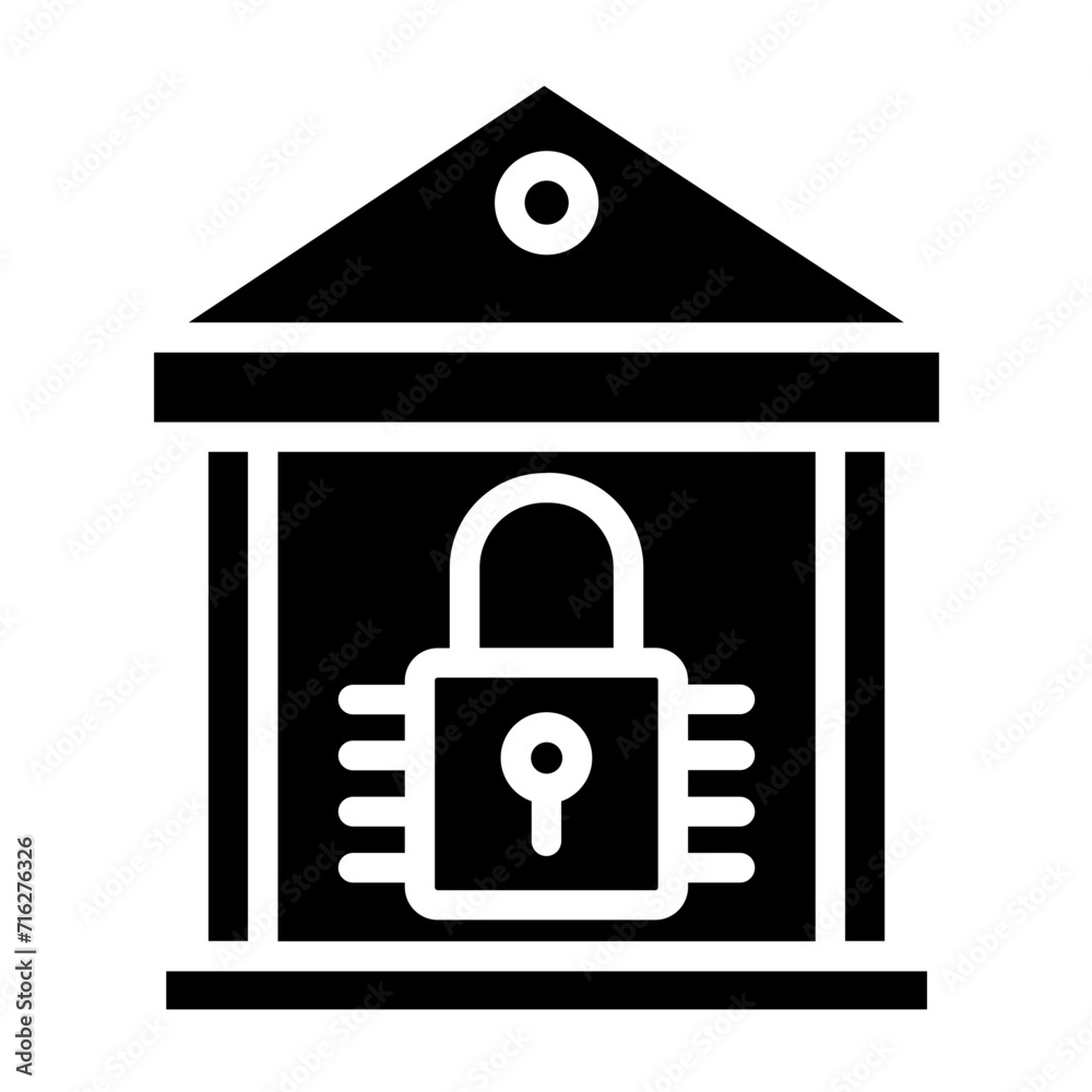 Cybersecurity Governance Icon Style Cybersecurity Governance Icon Style