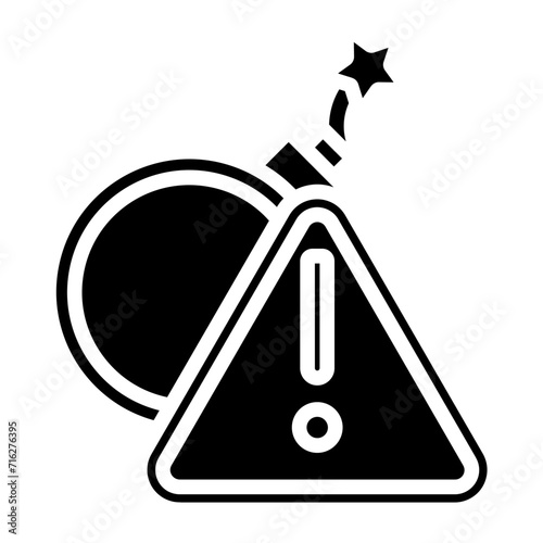 Cybersecurity Threats Icon Style